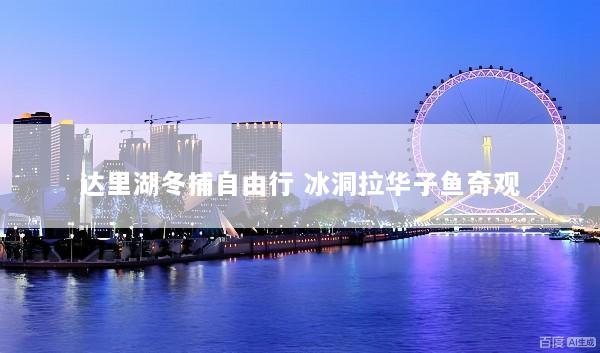达里湖冬捕自由行 冰洞拉华子鱼奇观