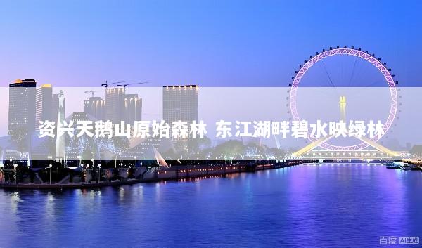 资兴天鹅山原始森林 东江湖畔碧水映绿林