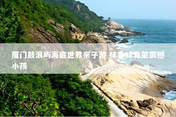 厦门鼓浪屿海底世界亲子游 抹香鲸骨架震撼小孩